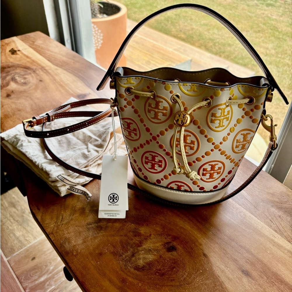 T Monogram Degradé Mini Bucket Bag